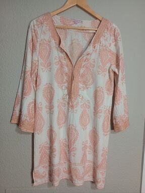 Calypso St Barth Embroidered Tunic Top